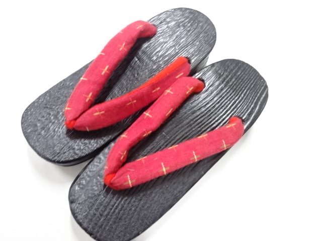 漆塗り　桐下駄(24センチ)